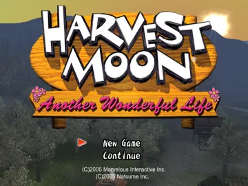 Harvest Moon - Another Wonderful Life screen shot title